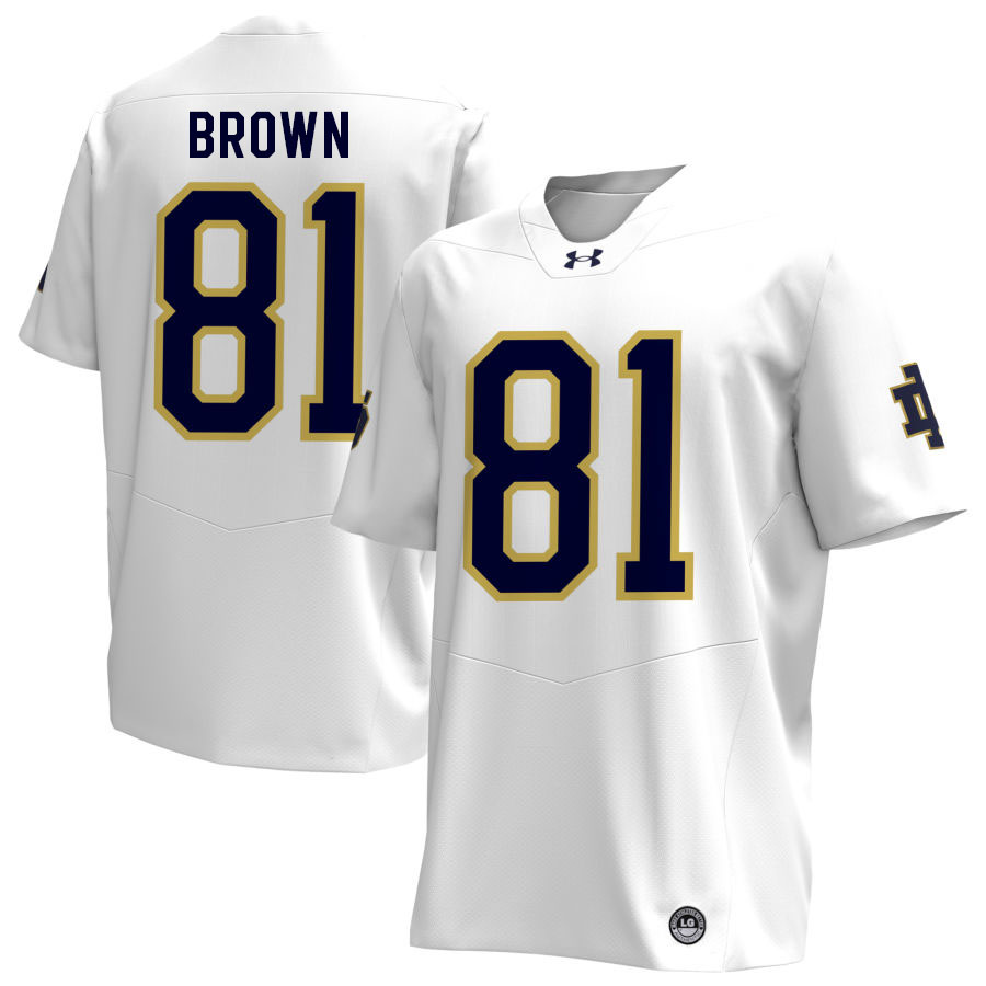 Tim Brown Notre Dame Jerseys, UND Fighting Irish College Football Apparels Stitched-White Tim Brown Notre Dame Jerseys, UND Fighting Irish College Football Apparels Stitched-White
